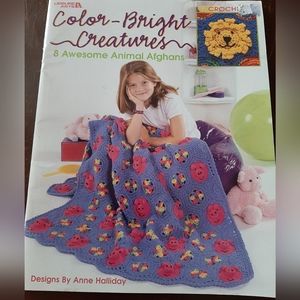 Colour Bright Creatures 8 Animal Blanket Patterns